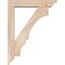 Ekena Millwork Balboa Traditional Smooth Bracket w/ Offset Brace, Douglas Fir, 5 1/2"W x 26"D x 34"H BKT0604X26X34BOA01SDF - alternate 4